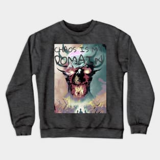 Fasbytes Horror Choas Is My Domain Crewneck Sweatshirt